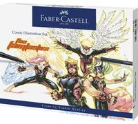 Coffret de crayons aquarellables Faber-Castell Comic Illustration Multicolore G