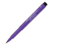 FABER-CASTELL - Stylo à encre Pitt Artist Pen Brush, violet pourpre | Encre de dessin résistante à l'eau et à la lumière, stylo-pinceau pour illustrations et projets créatifs