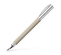 FABER-CASTELL - Stylo plume Ambition OpArt White Sand, plume F