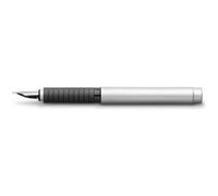 Faber-Castell – Stylo plume Basic Metal – Argent mat – Plume M