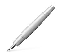 FABER-CASTELL - Stylo plume e-motion Pure Silver, plume F