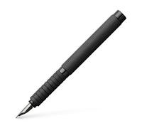 FABER-CASTELL - Stylo plume Essentio Aluminium Noir, plume F