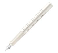 Faber-Castell - Stylo plume GRIP 2010, plume M, Coconut Milk | Stylo plume avec zone de préhension ergonomique et plume en acier inoxydable pour une écriture particulièrement douce