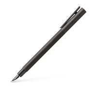 Faber-Castell Stylo plume Neo Slim Aluminium Pointe B Gris métallisé