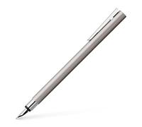 Faber-Castell – Stylo plume Neo Slim – Acier inoxydable – Plume EF – Argent mat