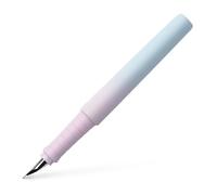 Faber-Castell 241017 - Stylo plume Poly Pen, largeur de plume M, stylo plume blushing sky