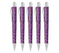 Faber-Castell - Stylos à bille Poly Ball Leo Nightshade, lot de 5