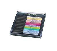 Faber-Castell Feutres pinceaux Pitt Artist Pen 267420 Lot de 12 tons pastels Multicolore Enfants