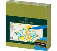 Faber-Castell Feutres à dessin Pitt Artist Pen Brush - Pointe pinceau - Boîte de 24 couleurs