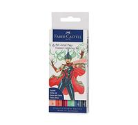 Faber-Castell Fautres Pitt Artist Pen Comic 6 couleurs G