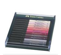 Faber-Castell Stylos encre pointe pinceau Portrait - 12 pièces