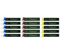 Faber Castell Super-POLYMER Lot de 15 mines fines 0,35, 0,5, 0,7 HB (HB 0,3, 0,5, 0,7)
