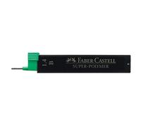 FABER-CASTELL SUPER-POLYMER mines de crayon fines noir B 1,4 mm, 6 pcs.