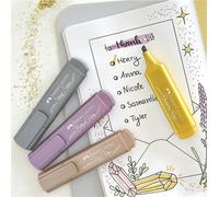 FABER-CASTELL surligneur TEXTLINER 1546 argent métallique