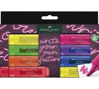 FABER-CASTELL Surligneur TEXTLINER 1546 NEON Étui de 8 pièces