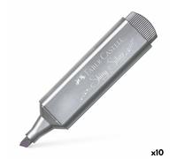 Faber-Castell Surligneurs fluorescents Textliner 46 10 unités Argent métallisé
