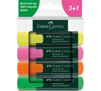 FABER-CASTELL Surligneur TEXTLINER 48 étui de 4 pièces