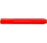 Faber Castell Surligneur Textliner Grip 1543 Ergonomique, Rechargeable, Pointe Biseautée, Coloris Orange