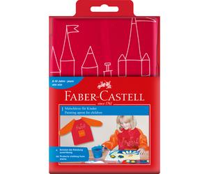 Faber-Castell Tablier de peinture pour jeune artiste - Rouge/orange