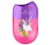 Faber-Castell Taille-Crayon 2 Trous "Licorne", Rose/Violet