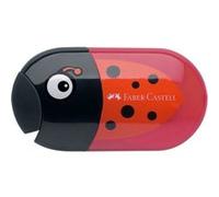 FABER-CASTELL Taille-crayon double 'coccinelle', rouge/noir G
