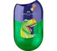 FABER-CASTELL Taille-crayon double "Dino" vert/bleu