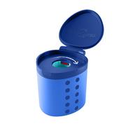 Faber-Castell Taille-crayon Grippy 181790 – protection de coupe, récipient bleu