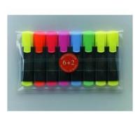 Faber-Castell TEXTLINER 1548 REFILL - Surligneur - encre à l'eau - 1-2-5 mm - paquet de 8