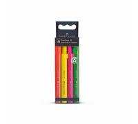Faber-Castell Textliner 38 Highlighter 4-Pieces, Multicolor