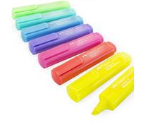 Faber-Castell Textliner 46 Superfluorescent + Pastel Surligneurs - Pochette De 8