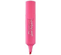 Faber-Castell Textliner TL 46 Pastell, corps dans la couleur de l'encre, avec clip, rose pourpre