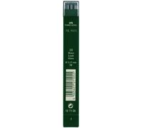 Faber-Castell - Tk 9071 Mines, Noir Foncé, Dureté: 5b Pour Portemines 4600 / 9400 / 9500, Longueur: 130 Mm, Facile À Éffacer, Diamètre De La Mine: 3,15 Mm, Surfac