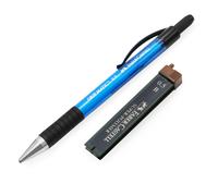 Faber-Castell Tk-Fine 0.5mm Mécanique Crayon - Bleu Baril + 1 Tube De B Plombs