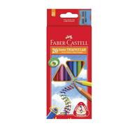 Faber Castell Triangle Grip Crayon De Couleur Couleurs Vives Résistant À La Cass