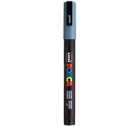 Faber-Castell uni-ball 186535 - Marqueur uni POSCA PC-3M, 0.9-1.3 mm, gris ardoise