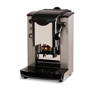 FABER COFFEE MACHINES | Modèle de fente en acier inoxydable | Machine à café à dosettes ese 44mm | Pressacialda en laiton réglable (GRIS | NOIR)