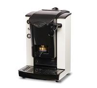 FABER COFFEE MACHINES | Modèle de fente Plast | Machine à café à dosettes ese 44mm | Pressacialda en laiton réglable (BLANC | NOIR)