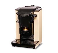 FABER COFFEE MACHINES | Modèle de fente Plast | Machine à café à dosettes ese 44mm | Pressacialda en laiton réglable (IVOIRE | NOIR)