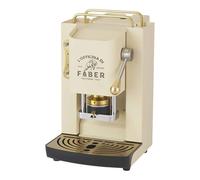 FABER COFFEE MACHINES | Modèle Pro Deluxe | Machine à café à dosettes ese 44mm | Finition laitonée | Pressacialda en laiton réglable | Electrovanne de série