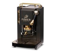 FABER COFFEE MACHINES | Modèle Pro Mini Deluxe | Machine à café à dosettes ese 44mm | | Pressacialda en laiton réglable (MAT BLACK)