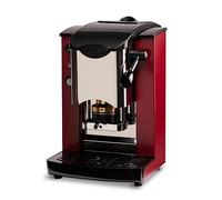 FABER COFFEE MACHINES | Modèle Slot Inox | Machine à café à dosettes ESE 44 mm | Presse à dosettes en laiton réglable (BORBOGNA | NOIR)