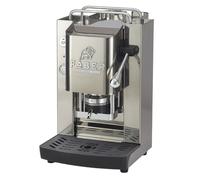 FABER COFFEE MACHINES Pro 3.0 Inox Machine à café ESE 44 mm en acier avec valve magnétique, porte-dosette amovible et bidon en verre (Glossy)