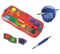 Faber Farbkasten Con 12 Farben Rd