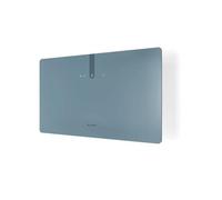 Faber GLAM FIT ZERO DRIP PLUS DB M A80 - 330.0615.737 Hotte Murale | Classe Ã©nergÃ©tique A | Finition verre bleu poudre mat, Ãclairage LED, Commandes tactiles