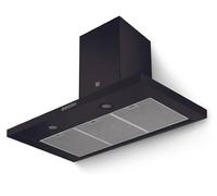 FABER Hotte decorative murale Baltic 900 noir, 6839730, 700m3/h