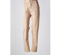 faber pantalons femme de couleur beige 46
