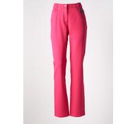faber pantalons femme de couleur rouge 48