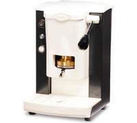 Faber Piccola Slot Basic Machine à café à dosettes avec presse à dosettes, noir/blanc