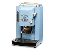 Faber Pro Deluxe Macchina da Caffè Cialde 44mm Turquoise Ottone