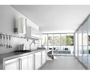 FABER S.p.A. Bios EG6 BK/X F32 330 m³/h Monté au mur Noir, Acier inoxydable - Hottes (330 m³/h, recirculation, 53 dB, 61 dB, 65 dB, 67 dB)